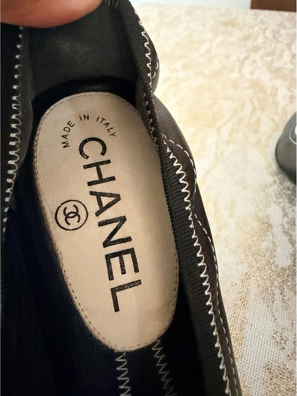CHANEL authentic calfskin